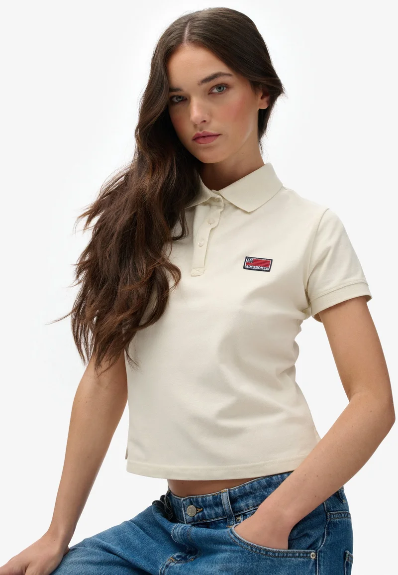 Superdry  Athletic Essentials Graphic Polo Shirt for Women | Best Price UAE