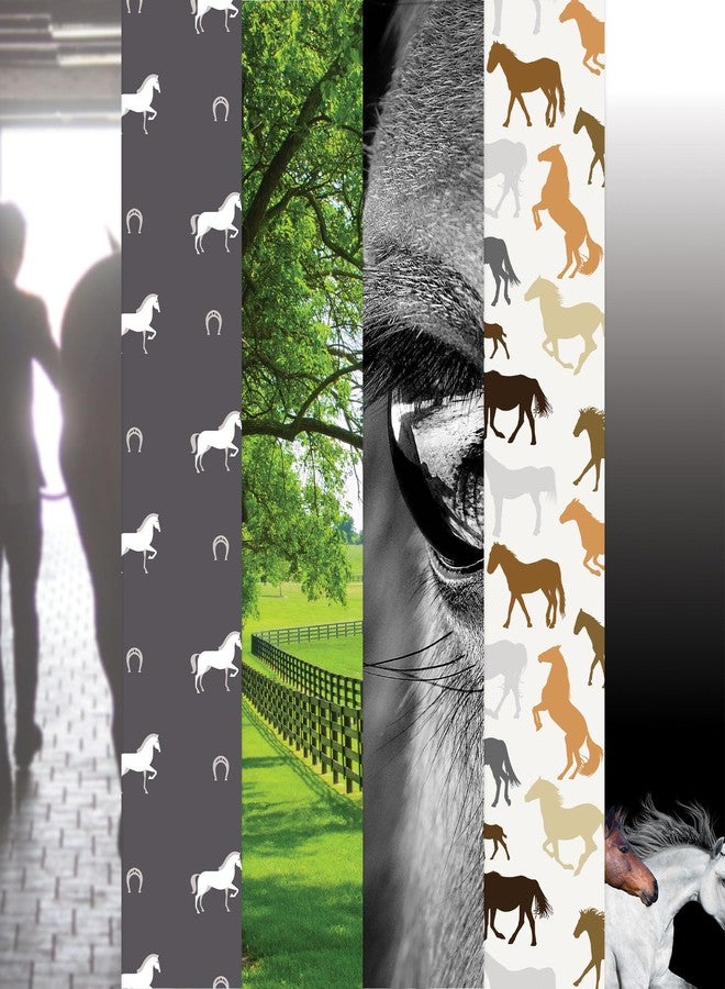 Paper House Productions 12" x 12" 9-Sheet Decorative Double Sided Paper Pack for Scrapbooking and Crafts - Horse Heaven - Image 2