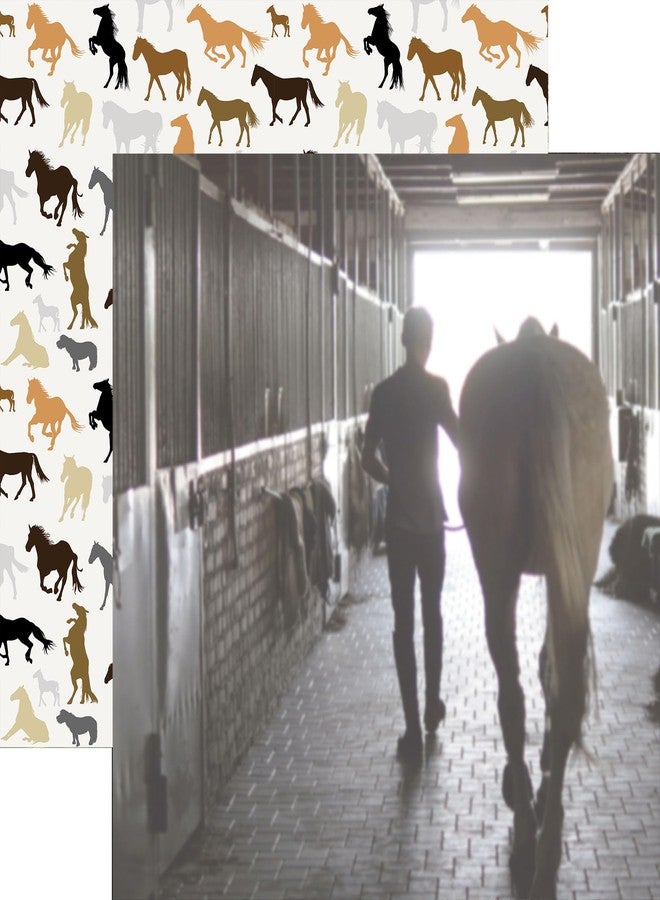 Paper House Productions 12" x 12" 9-Sheet Decorative Double Sided Paper Pack for Scrapbooking and Crafts - Horse Heaven - Image 5