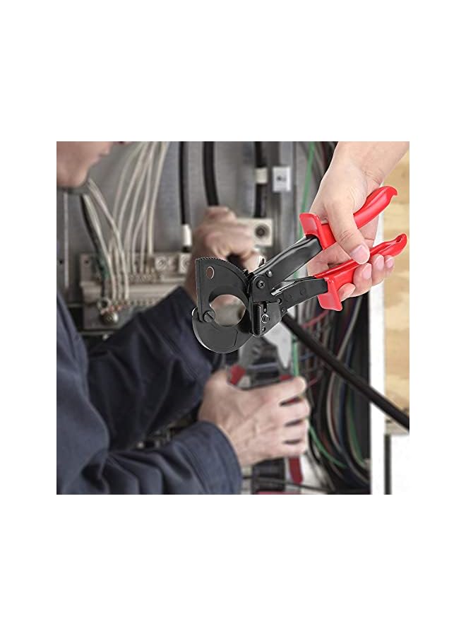 PROMASS Heavy Duty 240mm² Ratchet Cable Cutter Wire Cut Hand Tool for Cutting Copper and Aluminum Cable - Image 3