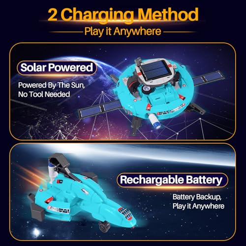 COBFDHA STEM Toys for Kids Ages 8-13, Christmas Birthday Gifts for 8 9 10 11 12 13 14 Year Old Teen Boys Girls, 6-in-1 Solar Robot Educational Science Building Experiment Kits - Image 3