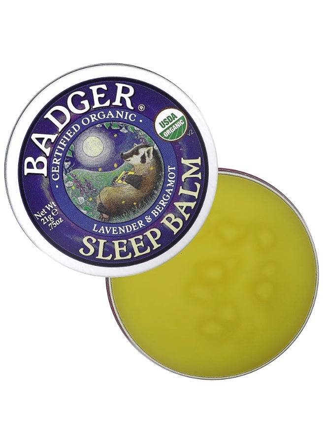 Badger, Organic Sleep Balm, Lavender & Bergamot, 0.75 oz (21 g) - Image 4