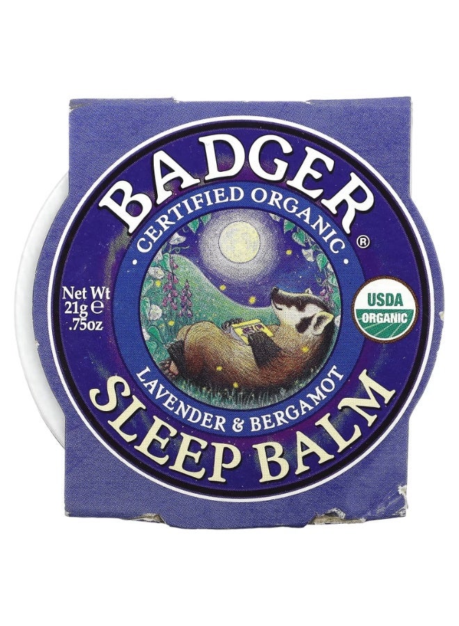 Badger, Organic Sleep Balm, Lavender & Bergamot, 0.75 oz (21 g) - Image 2