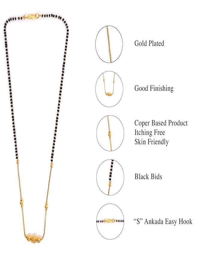 SHIJPIK Gold Plated Mangalsutra - Multi Design Available - Image 3