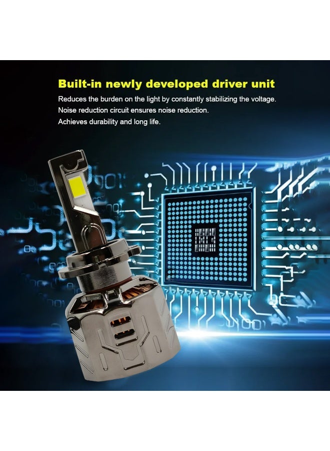 3XR D2/D4 LED Headlight Bulbs P130 3XR – 260W 30000LM Super Bright 6500K White, CANBUS Ready, IP65 Waterproof, Latest LED Chips, Ultra-Focused Beam, Plug & Play 12V Headlights - Image 4