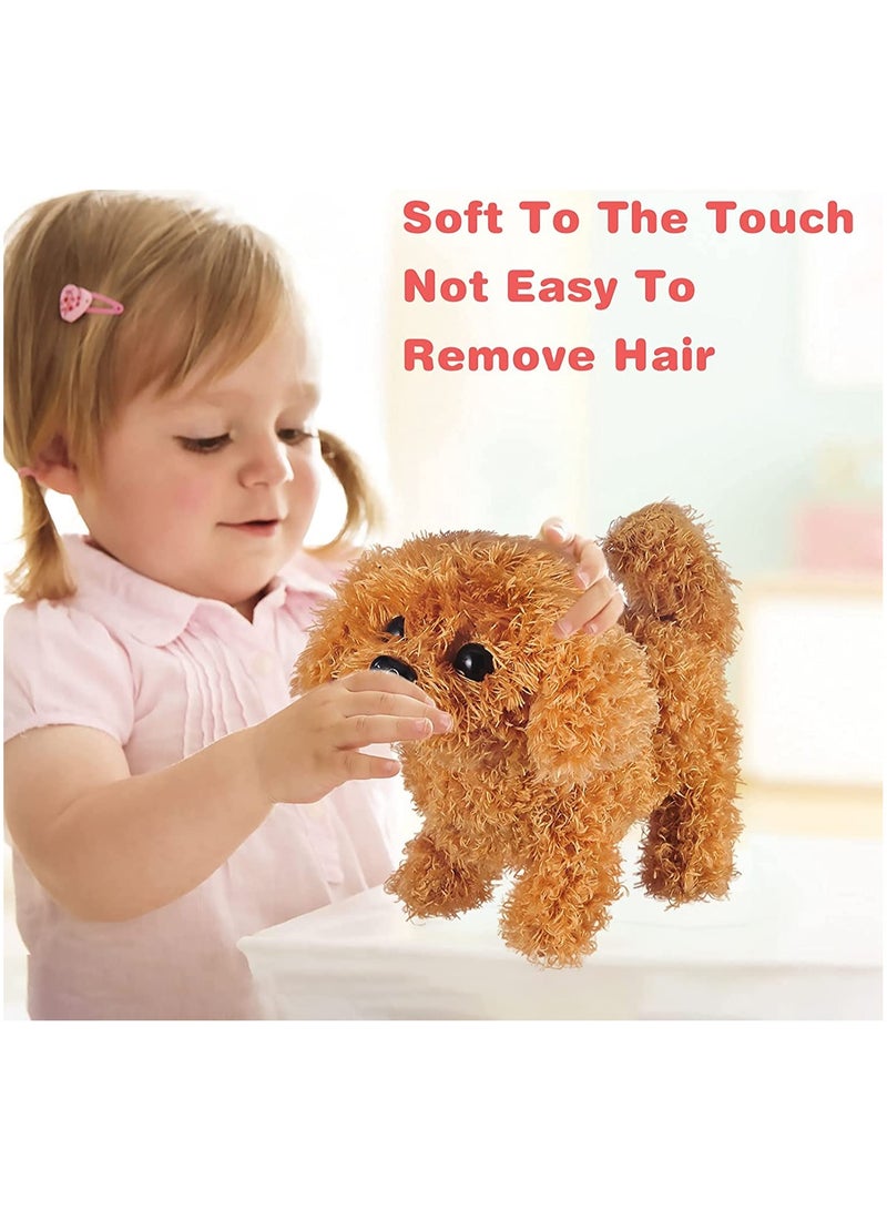 Interactive Plush Golden Retriever Toy, Electronic Pet Dog with Walking, Barking, Tail Wagging, and Stretching Features, Perfect Companion Animal for Kids - Image 2