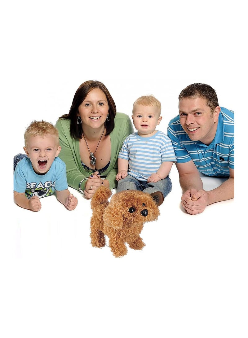 Interactive Plush Golden Retriever Toy, Electronic Pet Dog with Walking, Barking, Tail Wagging, and Stretching Features, Perfect Companion Animal for Kids - Image 3