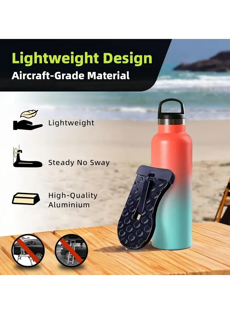 مساعدة دواسة سقف سيارات الرباعية الدقيقة ، دواسة مساعدة مقاومة للانزلاق والخدوش دواسة سقف سيارات الرباعية الدقيقة مساعدة دواسة باب الخطاف مساعدة دواسة باب الخطاف مع حماية مطاطية وحيدة ، سلم قابل للطي - Image 4