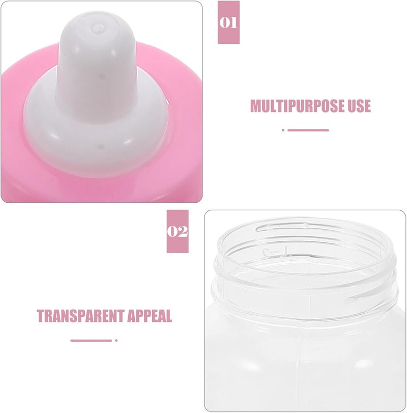 GALPADA 48pcs Pink Plastic Milk Bottle Candy Boxes Shower Feeding Bottle Party Favors Refillable Treat Containers for Newborn Birthday - Image 3