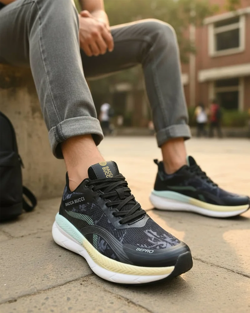 Bacca Bucci Nebula Fade IKATRON – Sports Shoes with Dual-Density Sole for Men | Best Price UAE