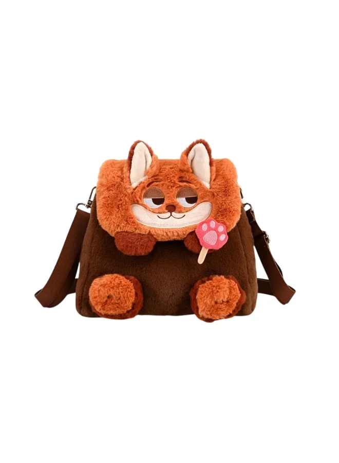 Bidani Woodland Fox Plush Crossbody