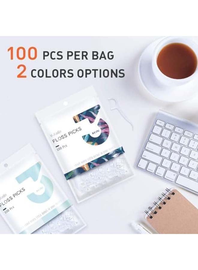 Y-Kelin Pack of 2 - Dental Floss, Dental Floss Toothpick, Teeth Stick, Tooth Picks, Floss Picks, Teeth Cleaning (No Flavor) - Image 4