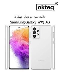 Okteq TPU Protection and Hybrid Rigid Clear Back Cover Case Old Cellphone for Samsung Galaxy A73 5G  - Image 3