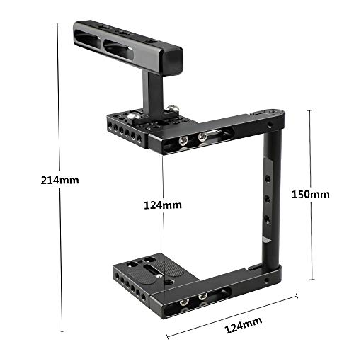 CAMVATE Basic Camera Cage Rig with Top Handle Universal Use 1897 - Image 3