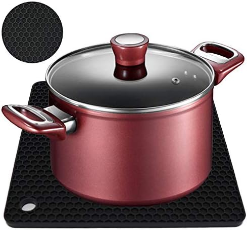 Smithcraft Silicone Trivets for Hot Dishes Pots and Pans Hot Pads for Kitchen Blue Silicone Pot Holders Mats for Kitchen Quartz Counter Heat Resistant Mat Flexible Table Trivet Mat Set 4 - Image 3