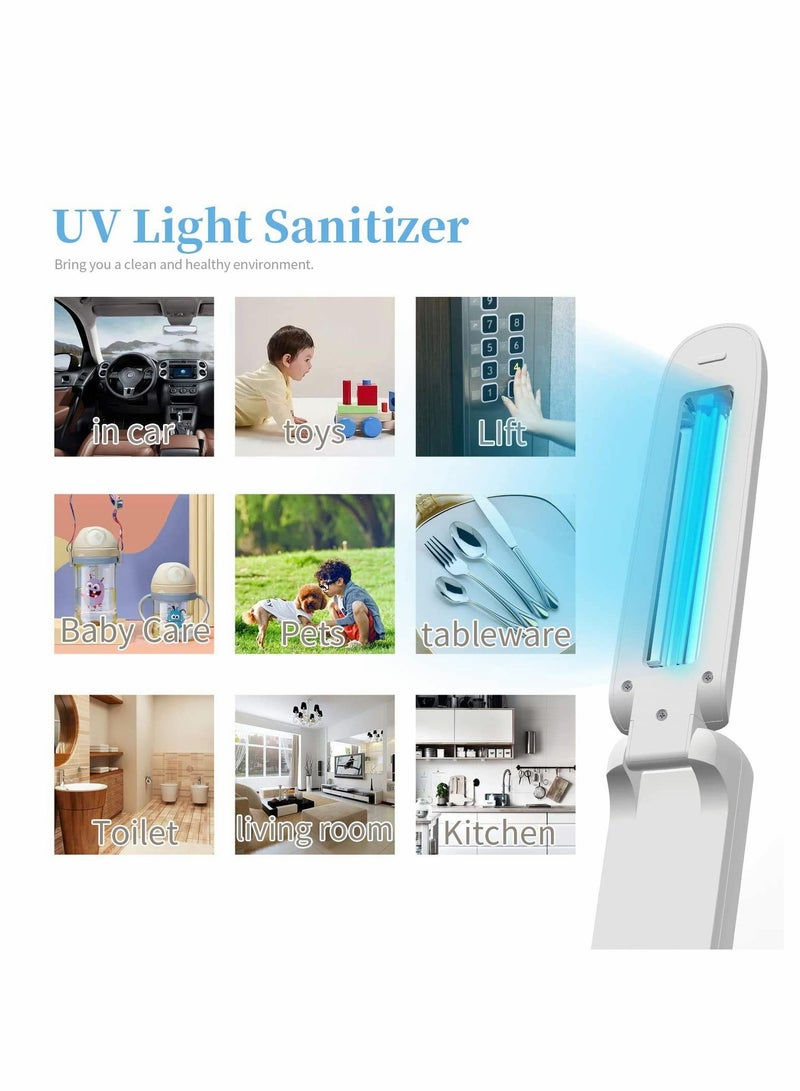 KASTWAVE Portable UV Wand Sanitizer Machine, Handheld UV Light Sanitizer, for Household Travel Office Hotel Wardrobe Toilet Car Pet Area, Pack of 1 - Image 3