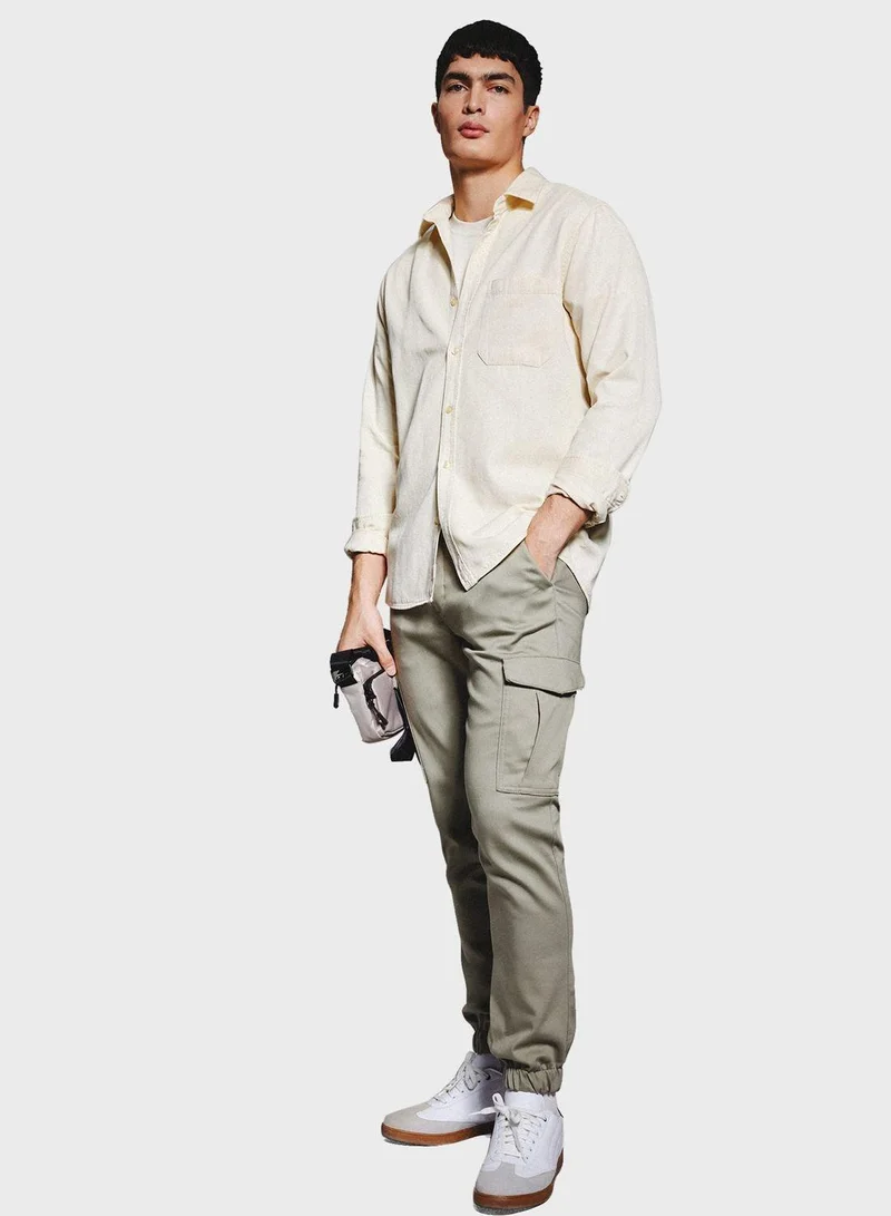 DeFacto Man Regular Fit Long Sleeve Shirt