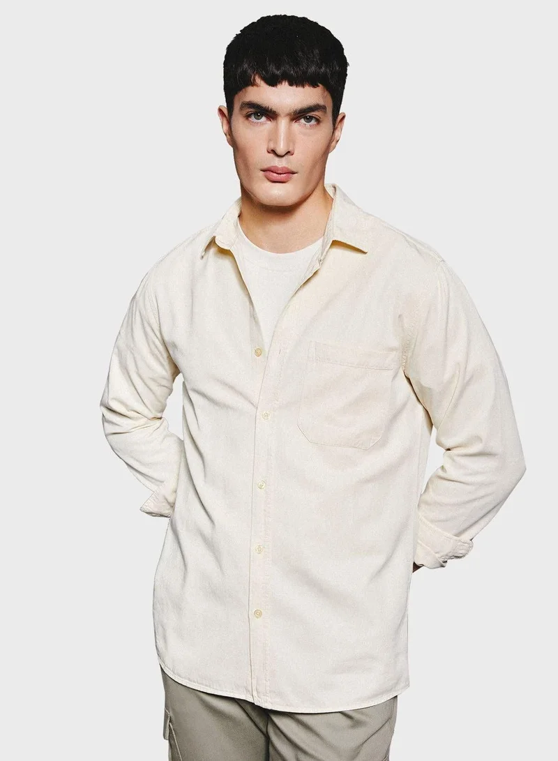 DeFacto  Man Regular Fit Long Sleeve Shirt for Men | Best Price UAE