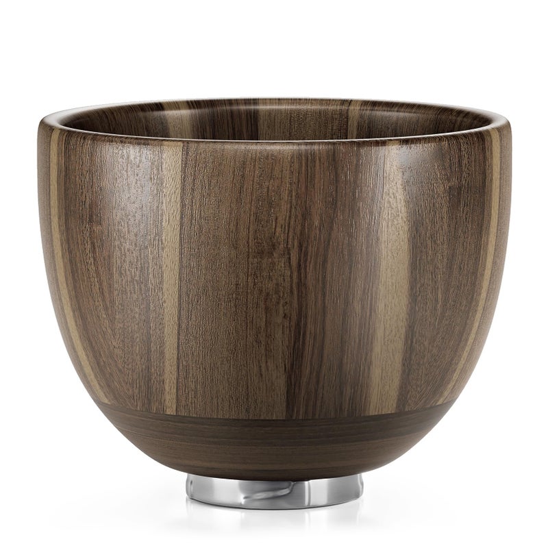 SpaceAid Wooden Bowl for Mixer Kitchen Space Aid Acacia Wood Mixing Bowls Holder for Stand Mixer Compatible with 45 5 QT TiltHead Models Kitchen Light Wood - Image 2