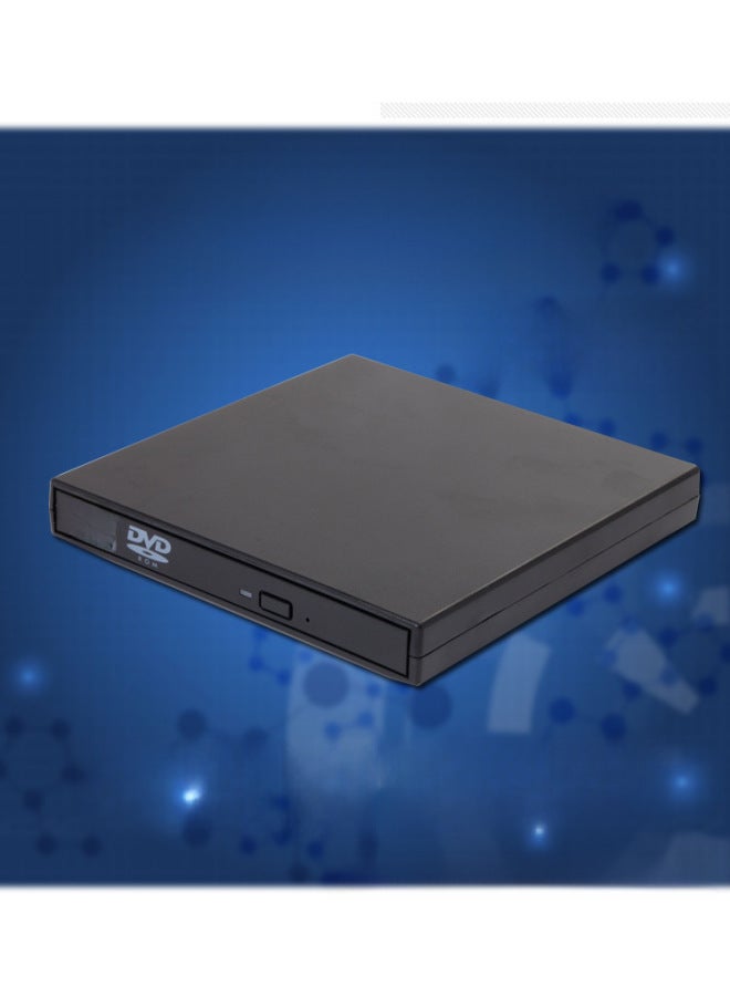 محرك أقراص USB خارجي محرك أقراص DVD للكمبيوتر المكتبي الكل في واحد ناسخ أقراص مضغوطة عالمي محرك الأقراص الضوئية المحمول - اللون: أسود - Image 4