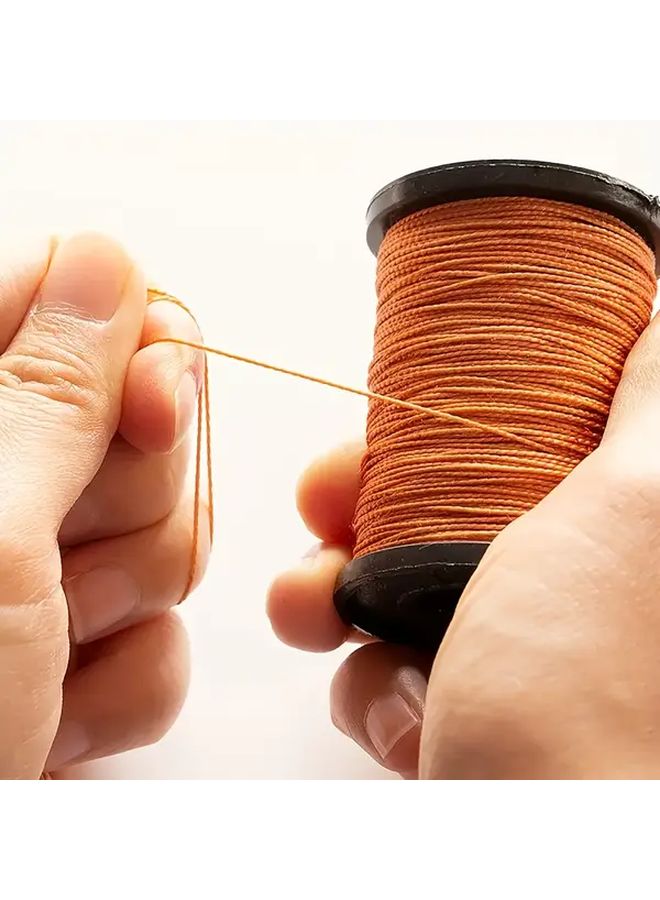 Coffee Color Heavy Duty Nylon Sewing Thread For Leather Shoes Pants Repair - Image 1