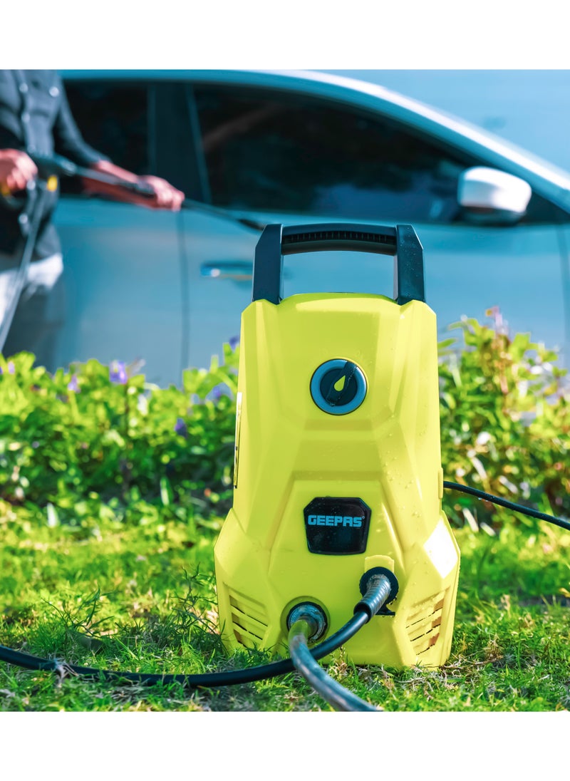 GEEPAS High Pressure Car Washer, GCW19029 | Portable Pressure Car Washer with Adjustable Spray Nozzle | Electric High Pressure Washer, Cleans Cars/ Fences/ Patios  - Image 4