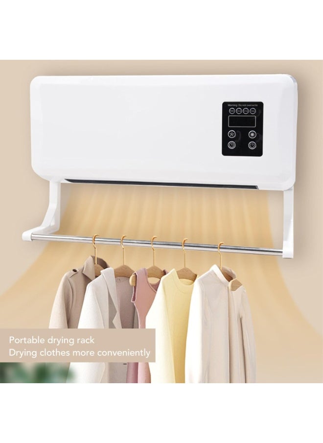 Bin Kamil - Wall Mounted Air Conditioner & Heater, Quiet Wall AC & Heater Combo with Remote Control for Room| Kitchen| Office Desk| Bedroom| Camping - Image 1