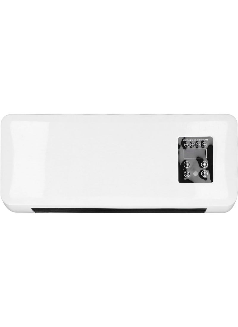 Generic Wall Mounted Air Conditioner & Heater, Quiet Wall AC & Heater Combo with Remote Control for Room| Kitchen| Office Desk| Bedroom| Camping  - Image 1