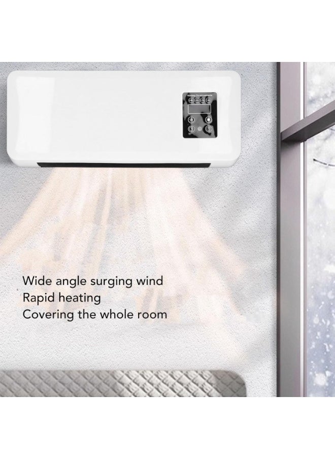 Bin Kamil - Wall Mounted Air Conditioner & Heater, Quiet Wall AC & Heater Combo with Remote Control for Room| Kitchen| Office Desk| Bedroom| Camping - Image 1