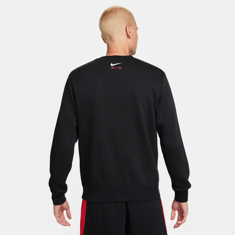 Nike Black Men's Air Fleece Sweatshirt for Men | Best Price UAE