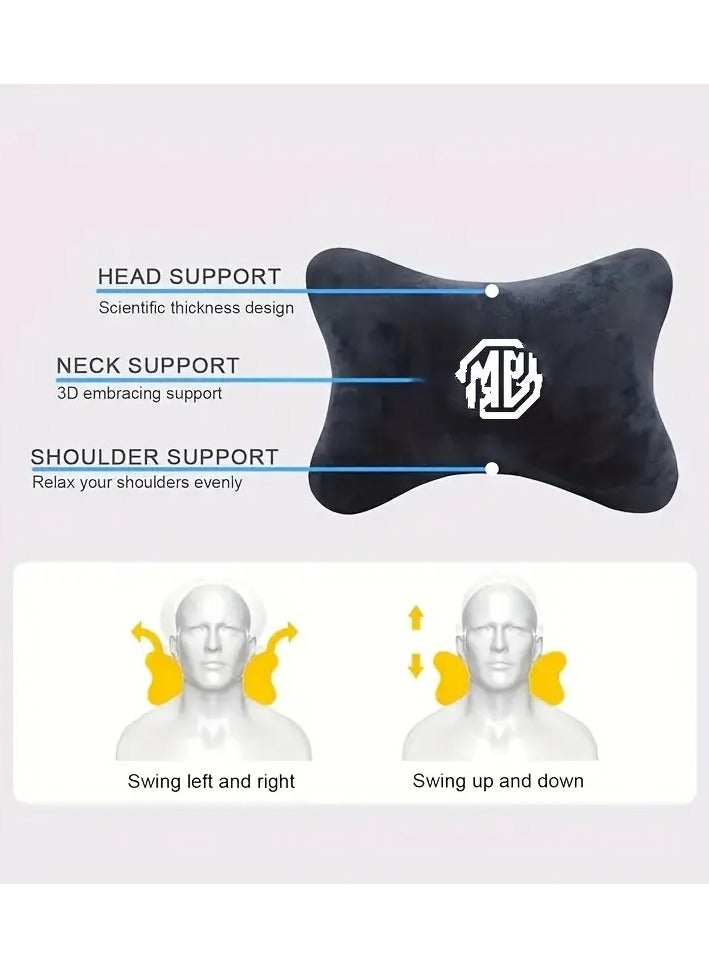 Generic Car Neck Guard Headrest Cushion – Soft & Comfortable Support Pillow for MG ZS, HS, MG4 – High-Quality Car Seat Accessory for Enhanced Comfort  - Image 3