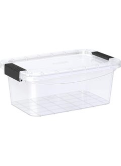 5L Clear Plastic Storage Box with Lockable Lid (Transparent) - pzsku/ZC06B12EED8F8D70EFF8BZ/45/_/1729064532/2d9fc6ad-8b51-413d-af5a-a133f4b8d750