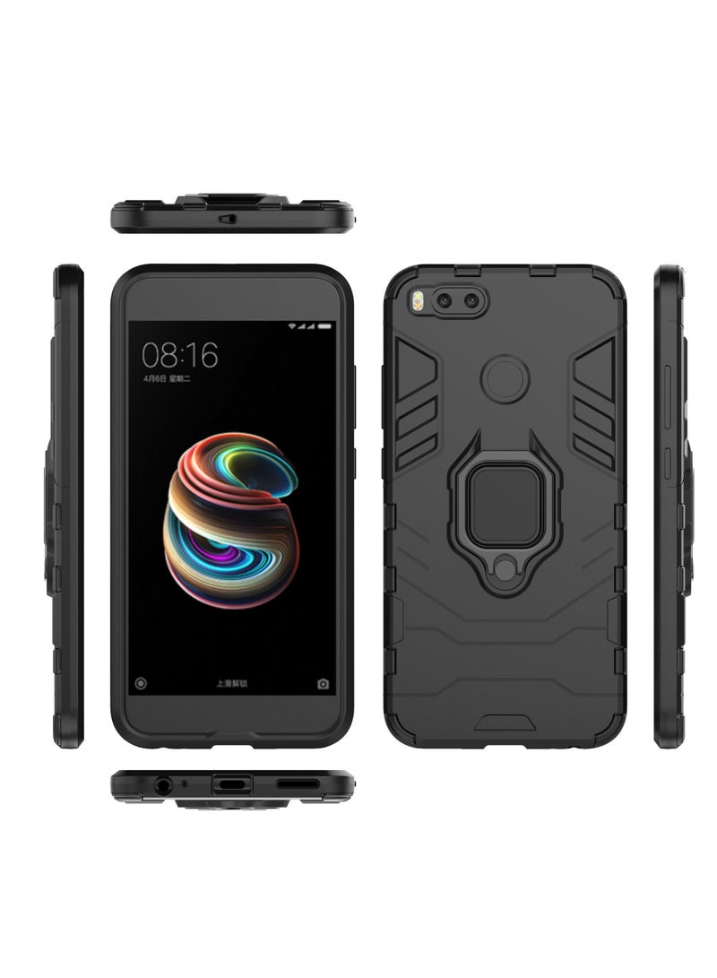 Black Protective Cover With Ring Bracket For Xiaomi - Image 2