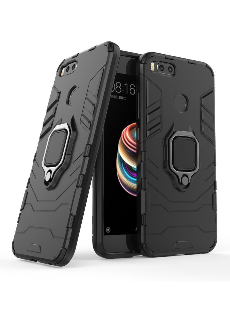 Black Protective Cover With Ring Bracket For Xiaomi - Image 1