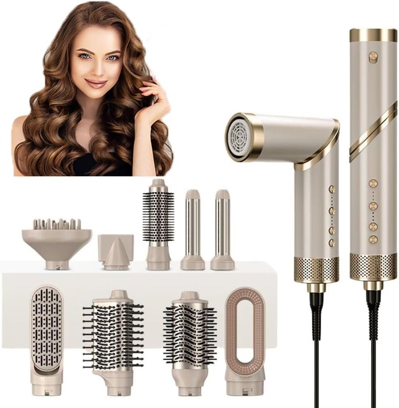 9 in 1 Hair Dryer Air with Multiple Attachments for Curling and Styling - Image 1