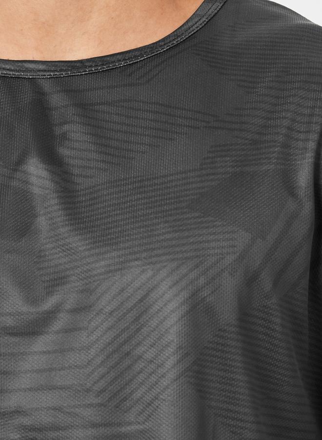 Styli Active Men Black Quick Dry Textured Tank - Image 3