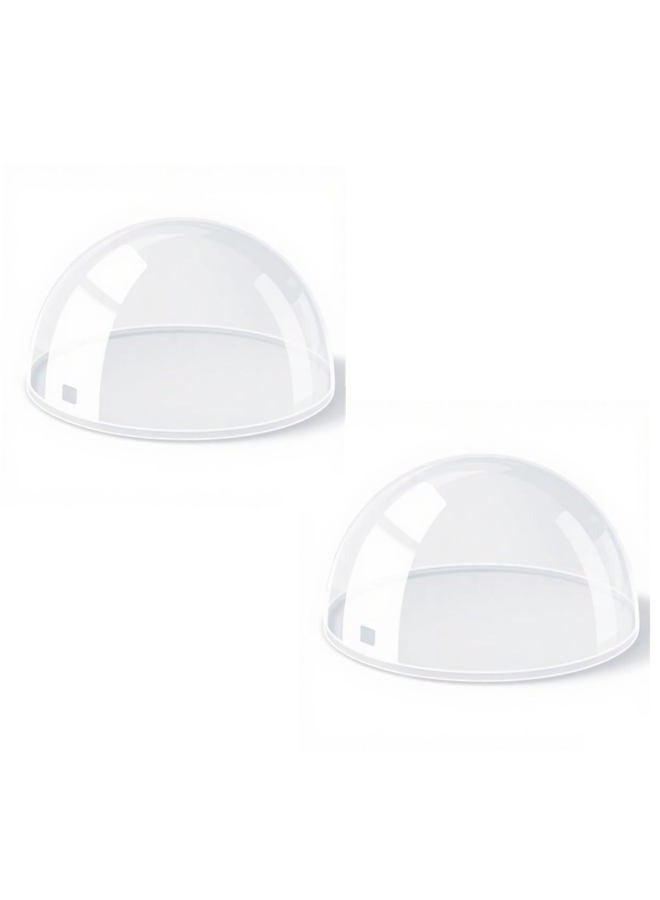 Tomcrazy 2Pack Clear Protective Case for 17cm (6.7 inch) Height Figures Dolls Accessories, 10-17cm Doll Face Protection Mask, Transparent Acrylic Masks Cover (2 mask) - Image 2