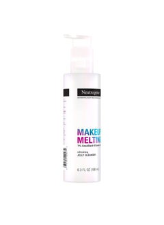 Neutrogena Makeup Melting Refreshing Jelly Cleanser, 7% Emollient-Vitamin Complex, Gentle Face & Eye Makeup Remover to Melt Stubborn Makeup, Cleanse & Condition Skin, Oil-Free, 6.3 fl. oz  - Image 5