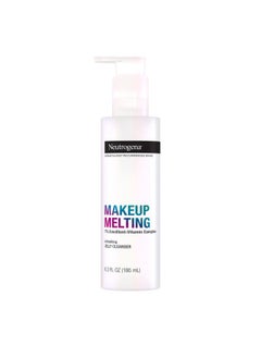 Neutrogena Makeup Melting Refreshing Jelly Cleanser, 7% Emollient-Vitamin Complex, Gentle Face & Eye Makeup Remover to Melt Stubborn Makeup, Cleanse & Condition Skin, Oil-Free, 6.3 fl. oz  - Image 1