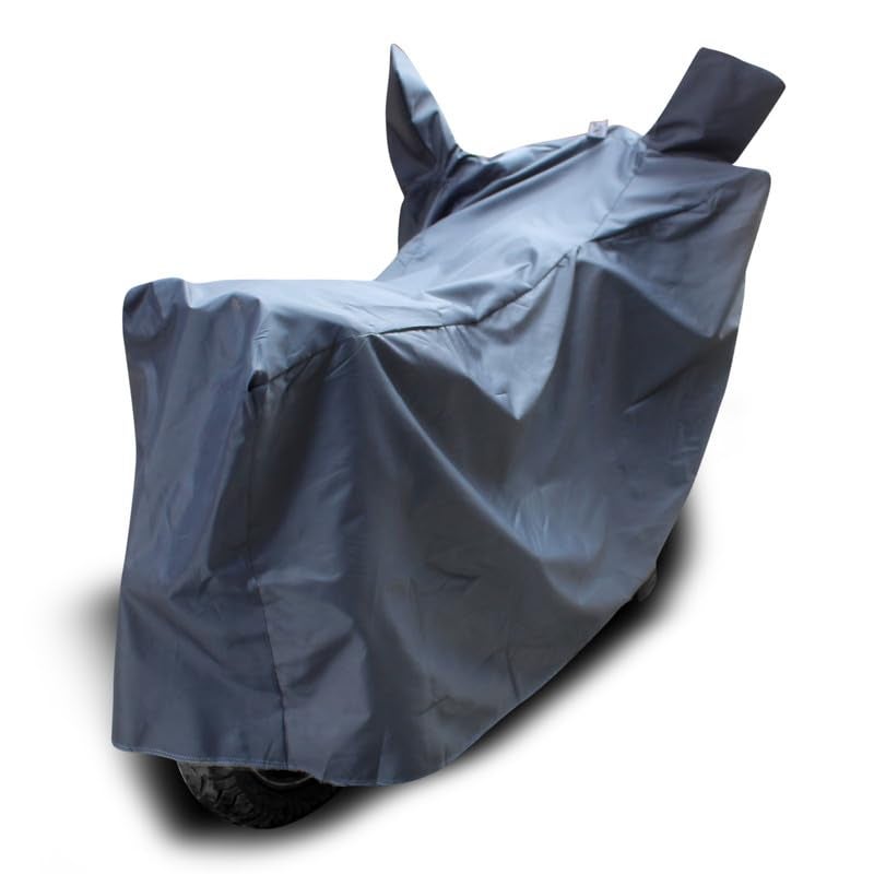 MADAFIYA Waterproof Two Wheeler Cover for Benelli Leoncino 250 Bike All Season Protection Bike Cover for Rain & Sun (Grey) - Image 4