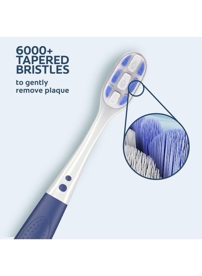 كولجيت مجموعة فرشاة أسنان كولجيت جام إكسبيرت ألترا سوفت للثة، فرشاة أسنان فائقة النعومة للثة الحساسة ونزيف اللثة وتهيجها، عبوتان - Image 5