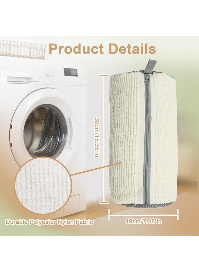 2 Pack shoe washing bag, Shoe Cleaning Bag, Shoe Bag, Shoe Washing Bag for Washer and Dryer, Shoe Cleaning Bag For Washing Machine, Laundry Bag For Shoes, Reusable Laundry Shoe Bag with Sturdy Zipper, for All Shoe Types And Sizes - Image 3