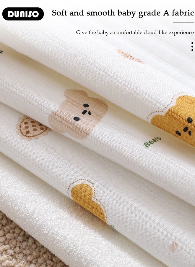 DUNISO Baby Waterproof Bed Pad Bed Wetting Pads Washable for Kids Toddler Baby Changing Mat Reusable Incontinence Underpads Toddler Potty Training Pads Baby Waterproof Pad Mat Washable Mattress Protector for Babies 80*100cm  - Image 4