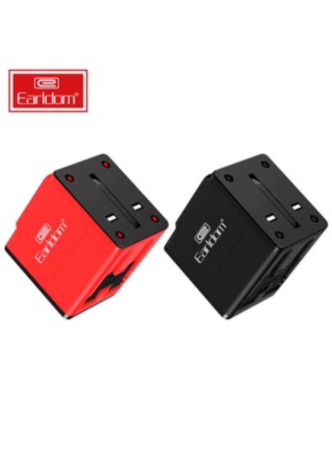 Earldom Universal Travel Adapter All in One International World Travel AC Power Converter Plug Socket - Image 2