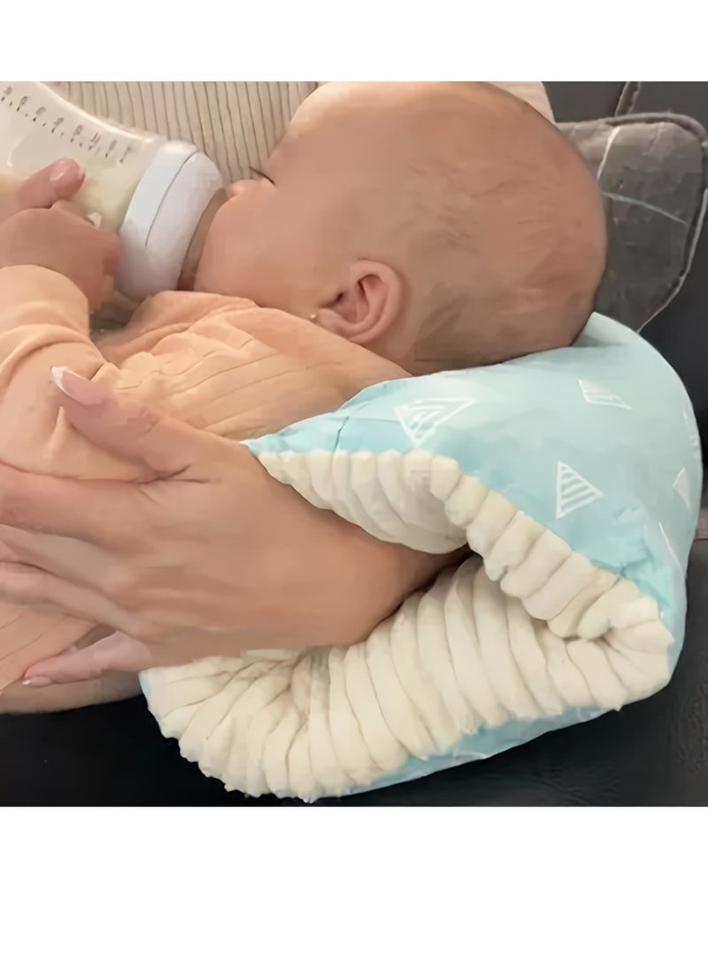 Gonice Soft Cozy Arm Pillow - Ergonomic Breastfeeding and Bottle Feeding Head Support, Comfortable Nursing Assistant, Perfect for New Moms, Postpartum Recovery and Baby Bonding  - Image 2