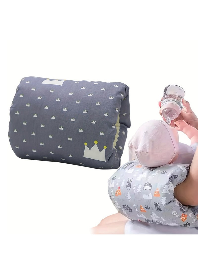 Gonice Soft Cozy Arm Pillow - Ergonomic Breastfeeding and Bottle Feeding Head Support, Comfortable Nursing Assistant, Perfect for New Moms, Postpartum Recovery and Baby Bonding  - Image 3
