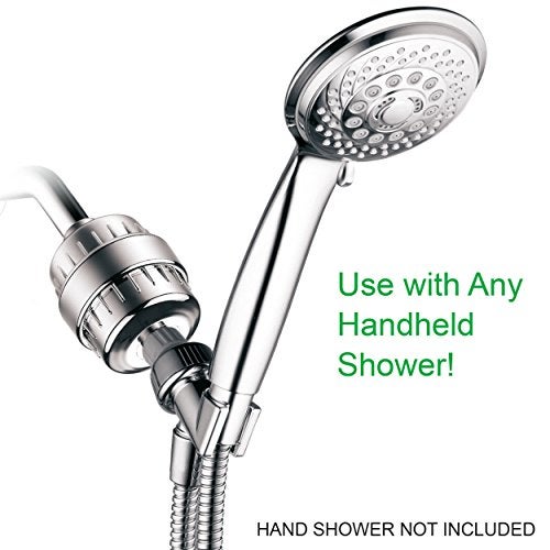 HOTEL SPA - Shower Filter for High Pressure Shower Head - Multi-Blend Shower Head Filter for Hard Water - Fits Filter Shower Head Model 1126 and Hotel Spa Shower 1130, 6-Setting Handheld Showerhead - Image 5