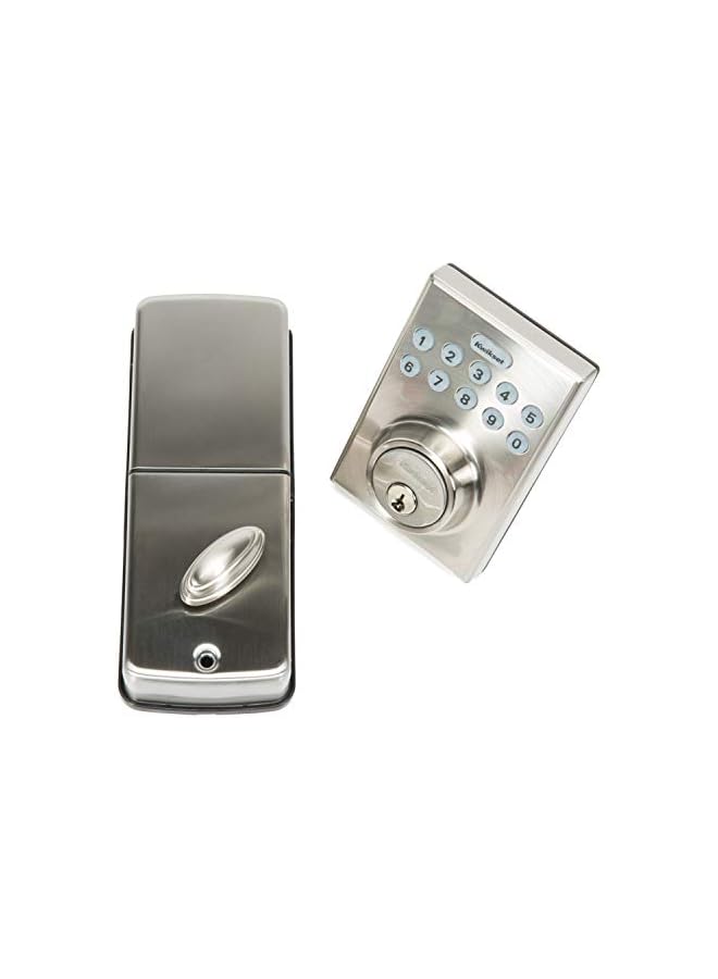 Kwikset 92640-001 Contemporary Electronic Keypad Single Cylinder Deadbolt With 1-Touch Motorized Locking, Satin Nickel - Image 4