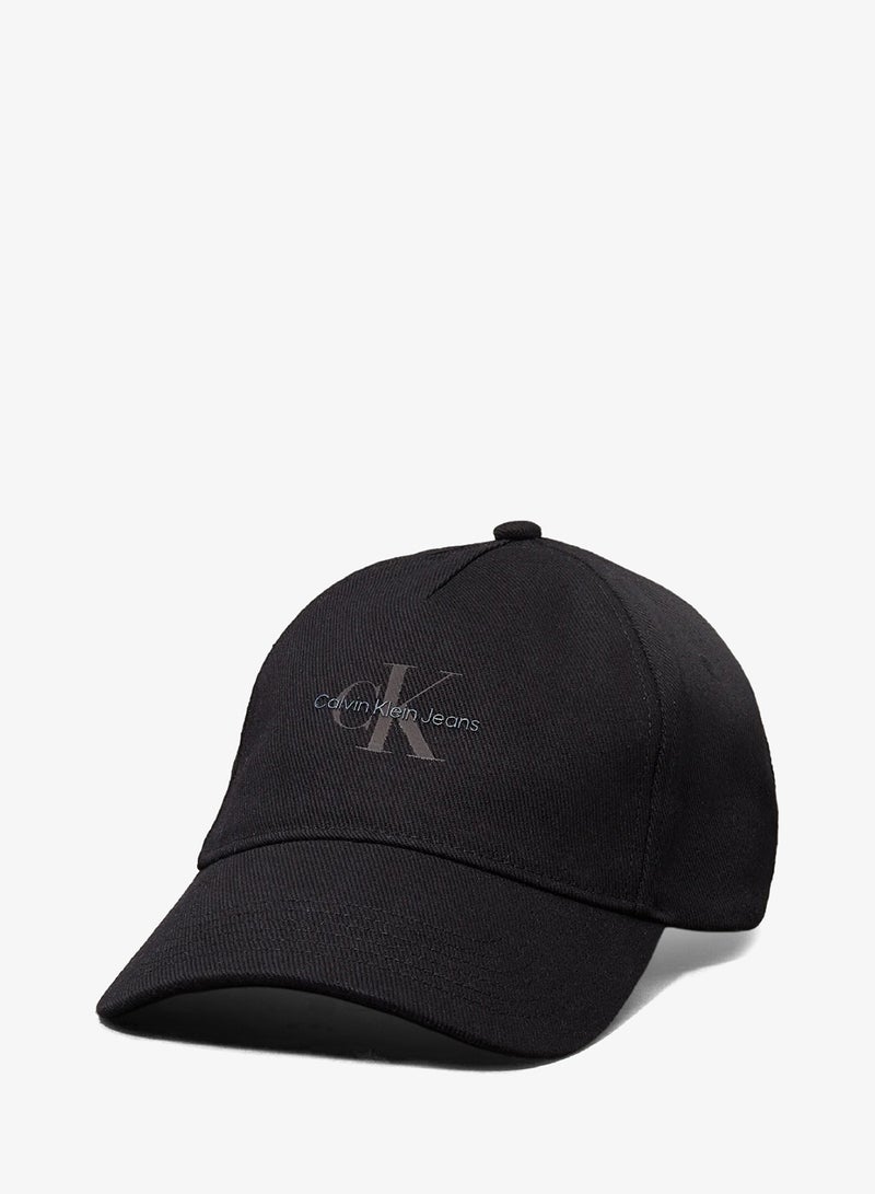 CALVIN KLEIN Printed  Baseball Curve Peak Cap - Image 1
