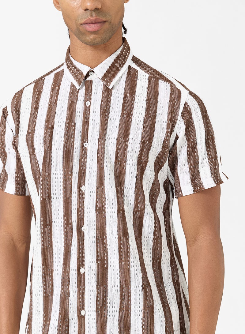 سفنتي فايف قميص كلاسيكي بقصة عادية - Image 3